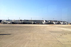 Terminal 2B and 2C as seen from the runway before being decommissioned and demolished Terminal 2B.jpg