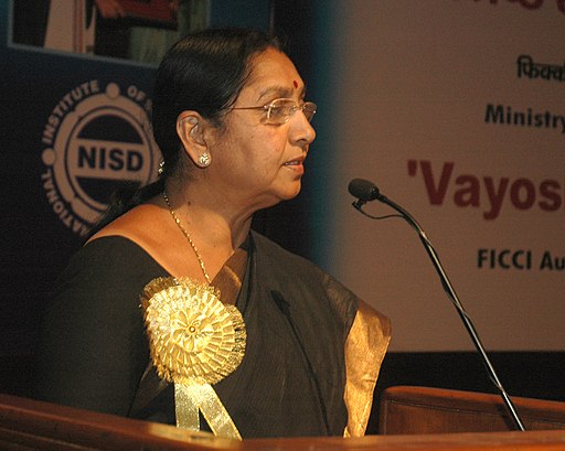 The Minister of State for Social Justice and Empowerment, Smt. Subbulakshmi Jagadeesan addressing at the presentation of the Vayoshreshtha Samman 2008, in New Delhi on January 12, 2009