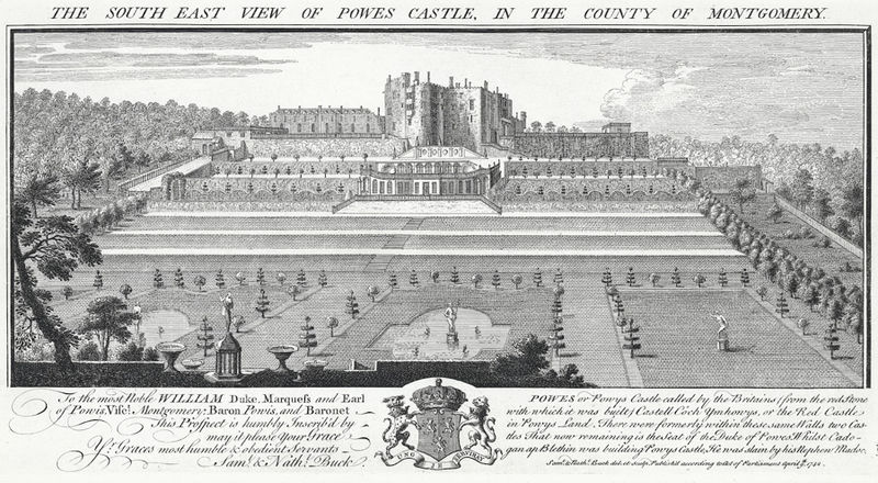 File:The South East View Of Powes Castle, in the county of Montgomery.jpeg
