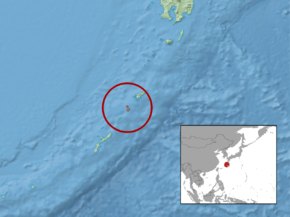 Descrierea imaginii Tokudaia tokunoshimensis distribution.png.