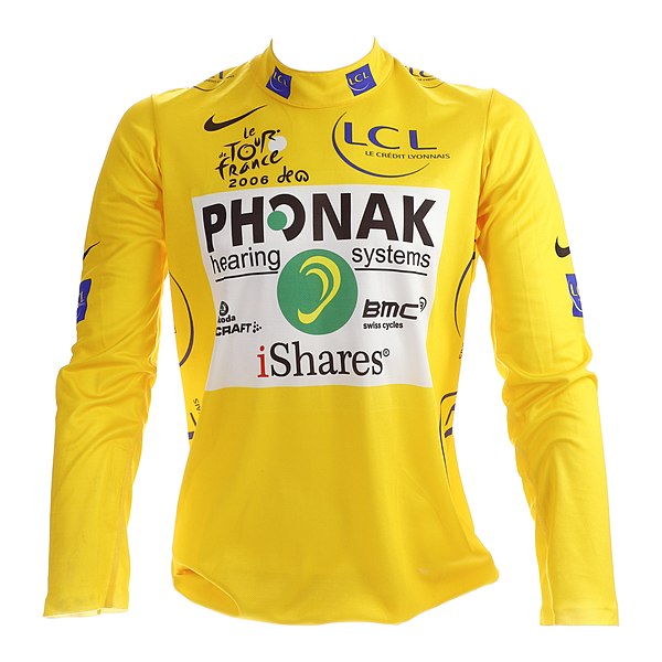 File:Tour de France 2006 yellow jersey (Floyd Landis).jpg