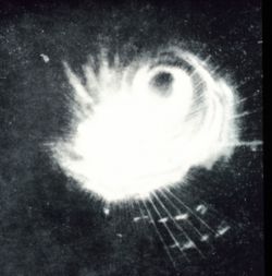 Imagem de radar do Typhoon Cobra em 18 de dezembro de 1944