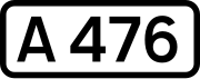 A476 Schild