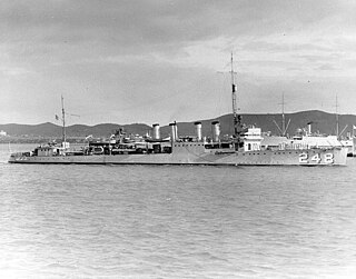 USS <i>Barry</i> (DD-248) Clemson-class destroyer