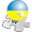 Ukrainian Flag Template.svg