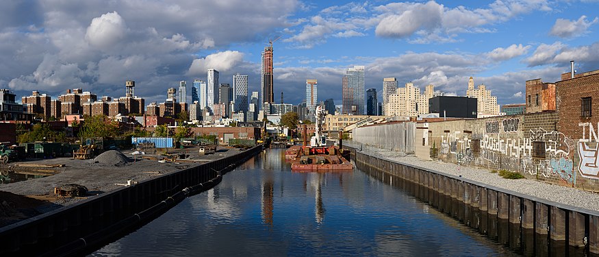 Panorama of Gowanus Canal, created and nominated by King of Hearts