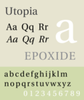 Thumbnail for Utopia (typeface)