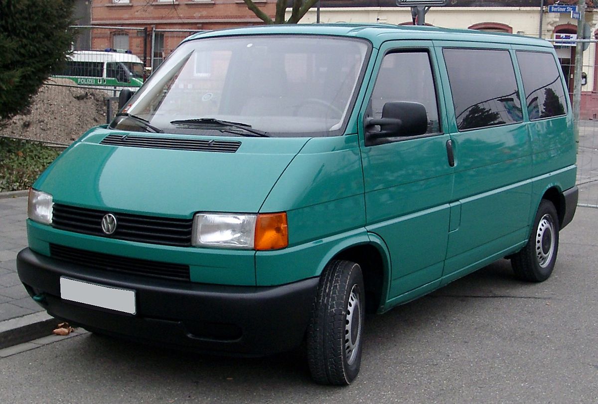 VW T4, Baujahr 1990 bis 2003 ▻ Technische Daten zu allen