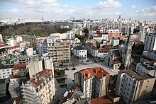 Panorama de la ville de Vanves.