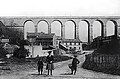 Viaduc de Meudon à la fin du XIXe ou au début du XXe siècle.