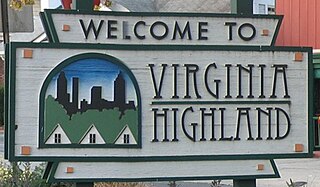 Virginia–Highland Neighborhoods of Atlanta in Fulton County, Georgia, United States