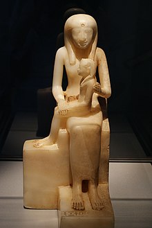 WLA brooklynmuseum Statuette of Queen Ankhnes-meryre II and Pepy II.jpg