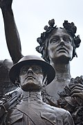 Detail of Winged Victory by Alonzo Victor Lewis, World War I memorial at the Washington State Capitol.