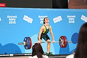 Deutsch: Gewichtheben bei den Olympischen Jugendspielen 2018; Tag 2, 10. Oktober 2018; Jungen 62 kg English: Weightlifting at the 2018 Summer Youth Olympics at 8 October 2018 – Boys' 62 kg