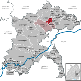 Kaart van Westerstetten