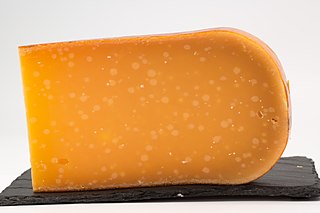 Gouda cheese Mild yellow Dutch cheese made from cows milk