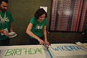 Wikidata Birthday Cake Cutting at WikidataCon 2019