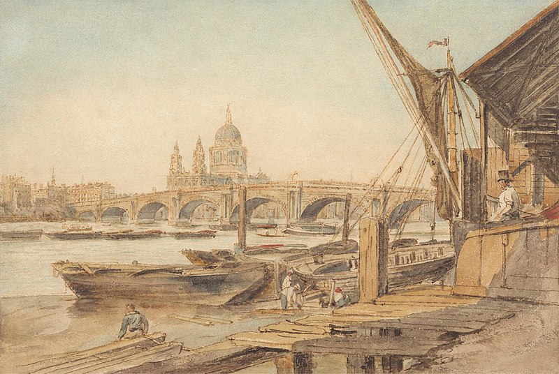 File:William Henry Hunt - St Paul's Cathedral and Blackfriar's Bridge - B1977.14.5922 - Yale Center for British Art.jpg