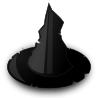 Classic western culture witch hat