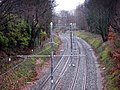 The site of the station on the new Metrolink line