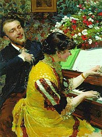 Egyszer láttam – Jelenet a zongoránál (1884)