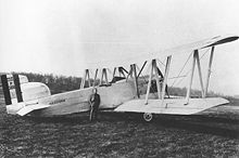 The XCO-5, an experimental observation biplane flown in altitude tests XCO-5 and Lt Macready.JPG