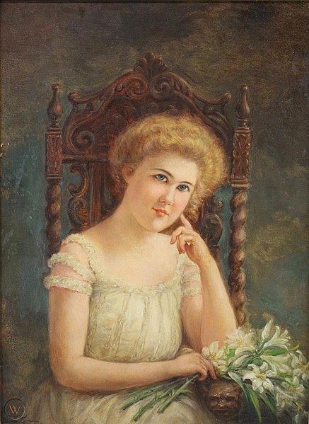 File:Young Woman with Lily Flowers.jpg