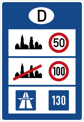Zulässige Höchstgeschwindigkeit im Straßenverkehr (Deutschland)