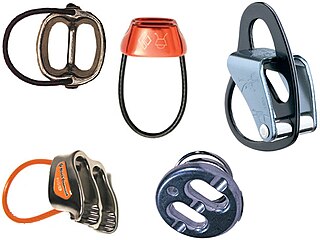 Belay device Mechanical piece of climbing equipment