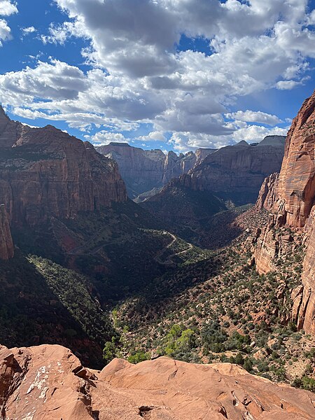 File:Zion Canyon from Angels Landing.jpg