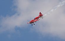 Zlin 50LS (SP-AUC) of the Zelazny Aerobatic Team Zlin Zelazny Goraszka 3.JPG