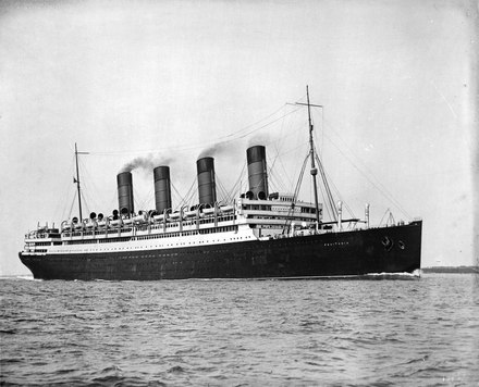 Aquitania of 1914 (45,650 GRT) served in both World Wars