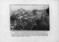 The Ruins of Hwa Su Ri village after the Japanese soldiers destroyed by fire and murdering its inhabitants. Now nothing remains but a huge heap of broken tile, dirt, and brick.