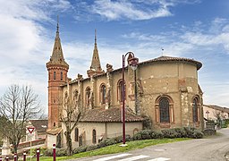 Eglise saint Pierre, Saint-Rustice, Haute-Garonne, France - Apse
