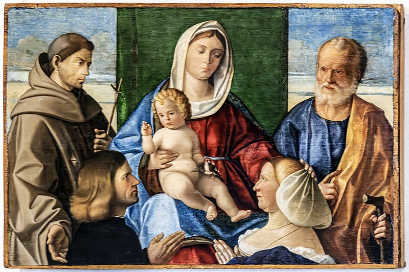 File:(Venice) Madonna tra due santi e due devoti by Pietro Duia - Correr Museum.jpg