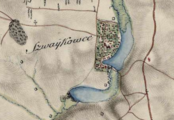 Shvaikivtsi on the map of von Mig, 18th century.