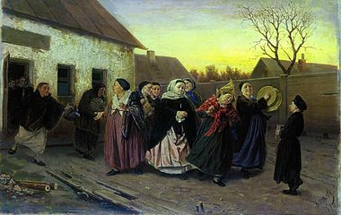 Накануне девичника. 1870. Киевская картинная галерея