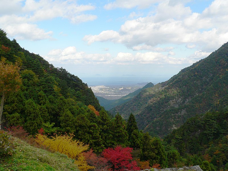 File:東平から見る新居浜(秋) Niihama seen from Tonaru (Autumn) - panoramio.jpg