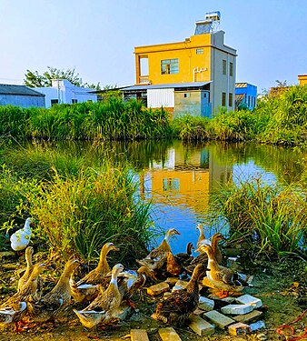 Longhua, Xinlong, Dongfang, Hainan, China/ Water, Reflection