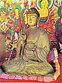 Seated Gilt-bronze Bhaisajyaguru of Janggoksa temple in Cheongyang, 1346. Goryeo Korea