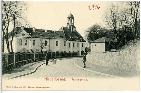 02816 Niederlößnitz 1903 Altfriedstein Brück & Sohn Kunstverlag