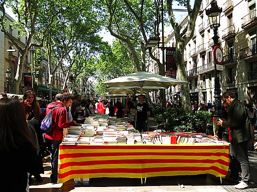 109 La Rambla de Barcelona, Sant Jordi 2016