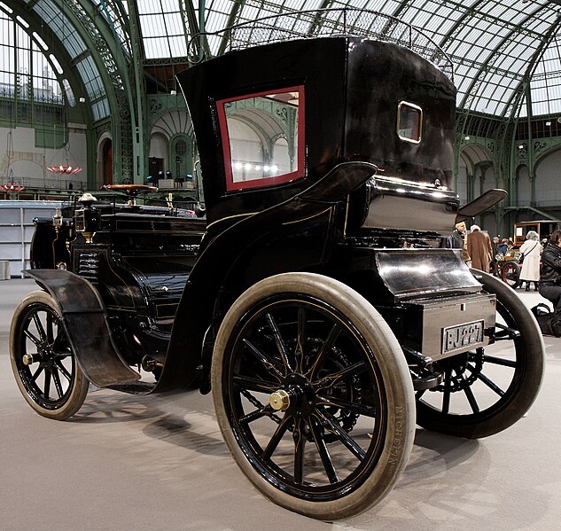 File:110 ans de l'automobile au Grand Palais - Panhard et Levassor 2,4 litres Phaéton à conduite avancée - Carosserie Kellner - 1901 05.jpg