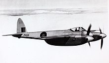 An RAF Hornet F.1 in level flight