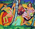 Kirchner: Badende, 1910