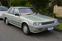 1986 Nissan Pintara GXE sedan (Australia)