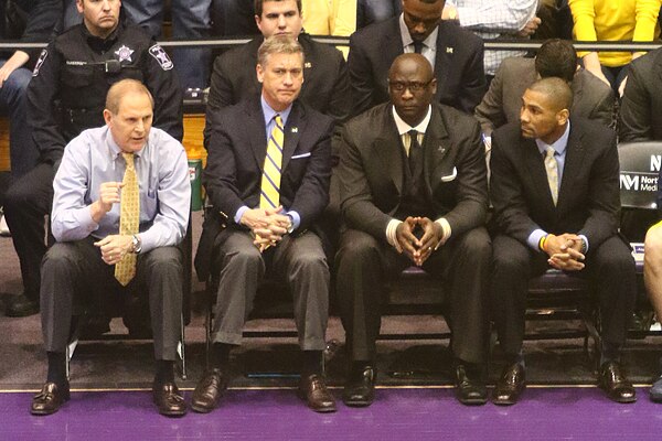 The coaching staff consisted of head coach John Beilein, Jeff Meyer, Bacari Alexander and LaVall Jordan