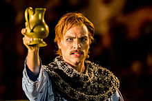Peter Becker als Giselher bei den Nibelungenfestspielen in Worms 2015