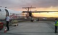 2017-09-11 N401QX at STS sunset under wing.jpg