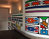 Murals in the Ndebele from the Maastricht University